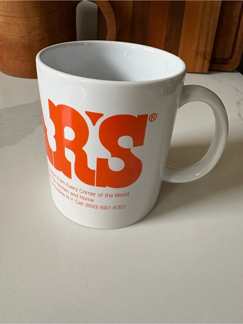 Zabar’s NYC White Ceramic Coffee Mug Like New